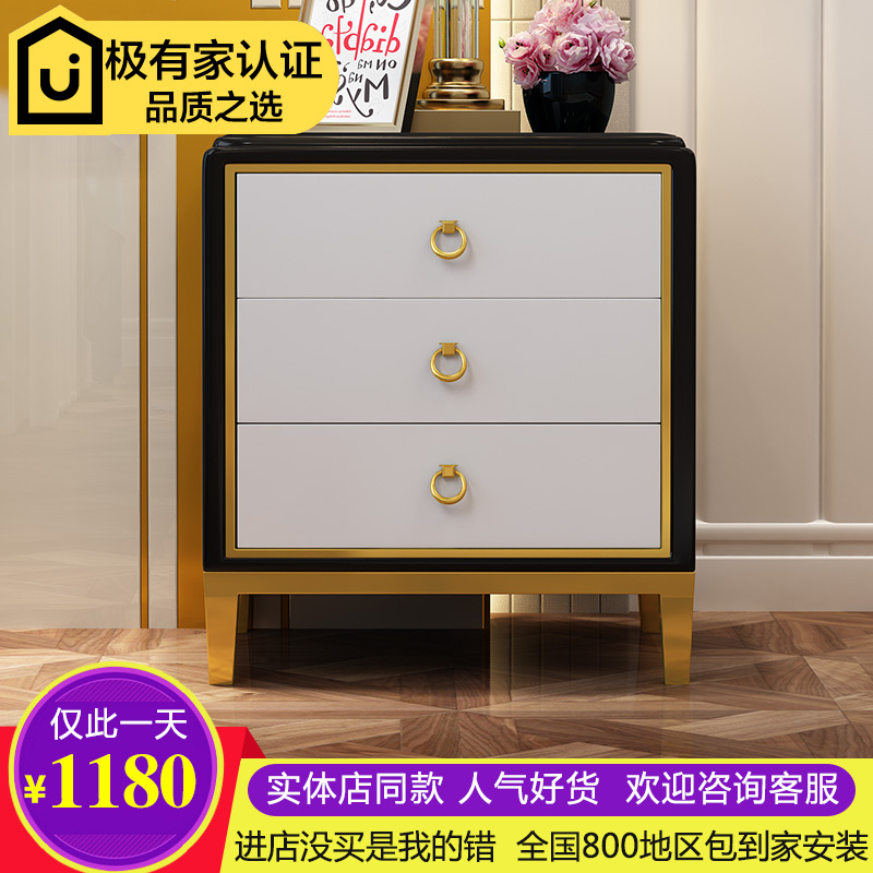 Bed-head cabinet-like board Furniture Light Lavish Modern Style Hotel Apartment Containing Cabinet Small Family Type Storage Bed Head Cabinet