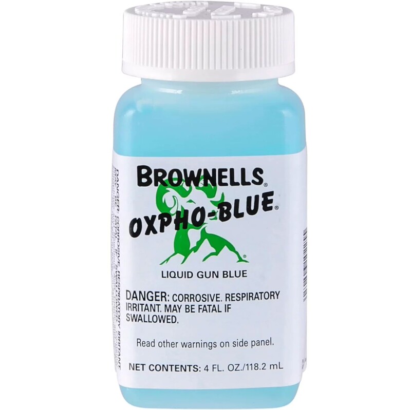 Imported Oxpho Blue Liquid Blueing Agent for Metal Surface Blackening Treatment, Metal Distressing Solution 118.2ml