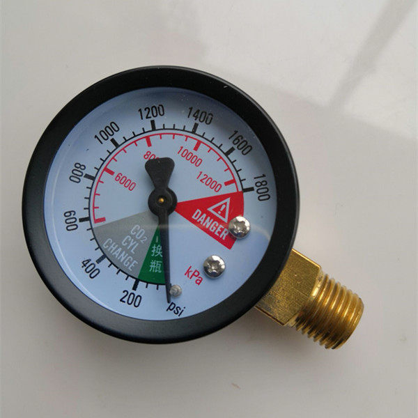 Coke Machine High Pressure Gauge Head CO2 High Pressure Gauge Gas Meter Capacity Table Cola Machine Drink Machine Accessories now