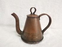 Early hand-made welded bronze pot pot pot watered bronze artifacts nostalgia old style