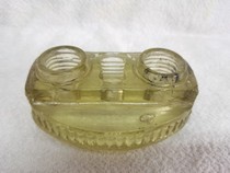 Early production of glass ink box ink bottle ink room for dip pen