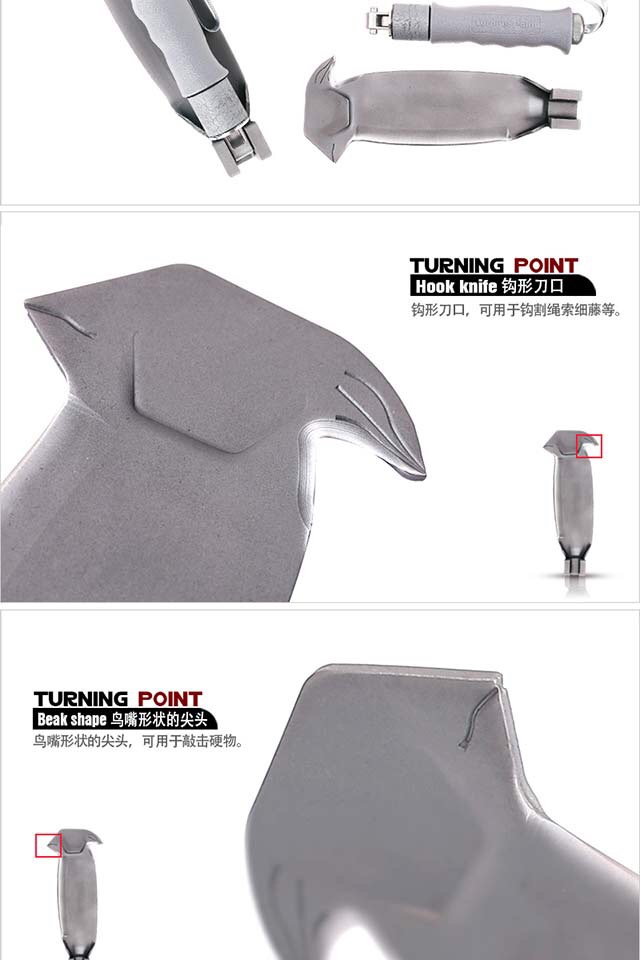 Lưỡi dao tiện quay mới Suzaku xẻng đa chức năng Đức nhập khẩu công cụ gấp thép kỹ thuật xẻng - Công cụ Knift / công cụ đa mục đích kim da nang