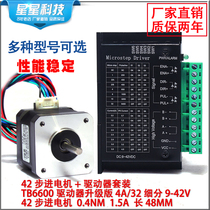 42 stepper motor set 42BYGH39 torque 0 28N 0 4 0 55 0 7N drive 4ATB6600