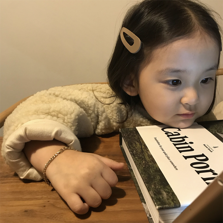 South Korea imported small net red same style matte texture trumpet basic temperament triangle side clip BB clip hair clip bangs clip