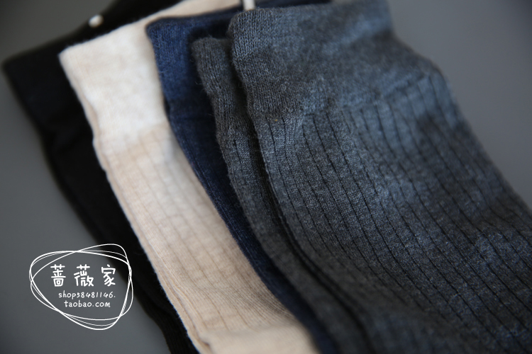 South Korea imported Dongdaemun men's socks men's cotton socks sports socks solid color thread couple socks men's