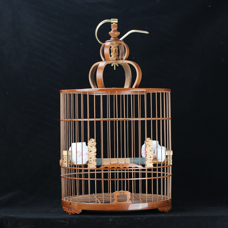 Painting Brow Cage Purple Bamboo Old Bamboo Leather Polished Handmade Living Bottom High Matching Bamboo Bird Cage Painting Brow full boutique Eyebrow Pen