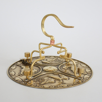 Fine copper thrush bird cage bamboo bird cage Taibao adhesive hook cover plate lark cage top cover top plate adhesive hook hook