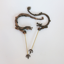 Boutique thrush stainless steel bird cage accessories Bamboo bamboo old bamboo bird cage hook hook alloy