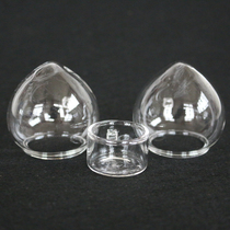 Boutique thrush bird cage bamboo bird cage glass chicken heart bird food pot bird bowl bird cup porcelain bowl Cup