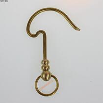 Embroidered eye plate cage pure copper trumpet hook handmade hook handle