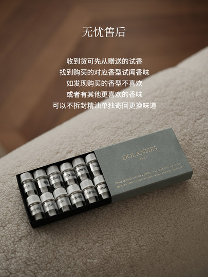 Dolannes Fireless Aromatherapy Essential Oil Gift Box Diffuser Stone Lamp for Home Bedroom Long-Lasting Fragrance Crystal Stone to Aid Sleep