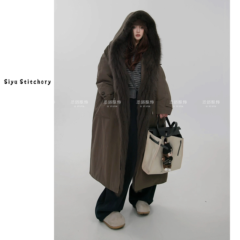 【Si Yu】 "Promise” Cc251208 New Reversible Fox Fur down Jacket 【Si Yu】 "Promise” Cc251208 New Reversible Fox Fur down Jacket