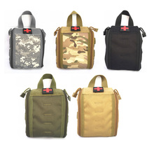 Outdoor tactical survival medical kit car portable mollo first aid kit outdoor mountaineering vest accessory bag