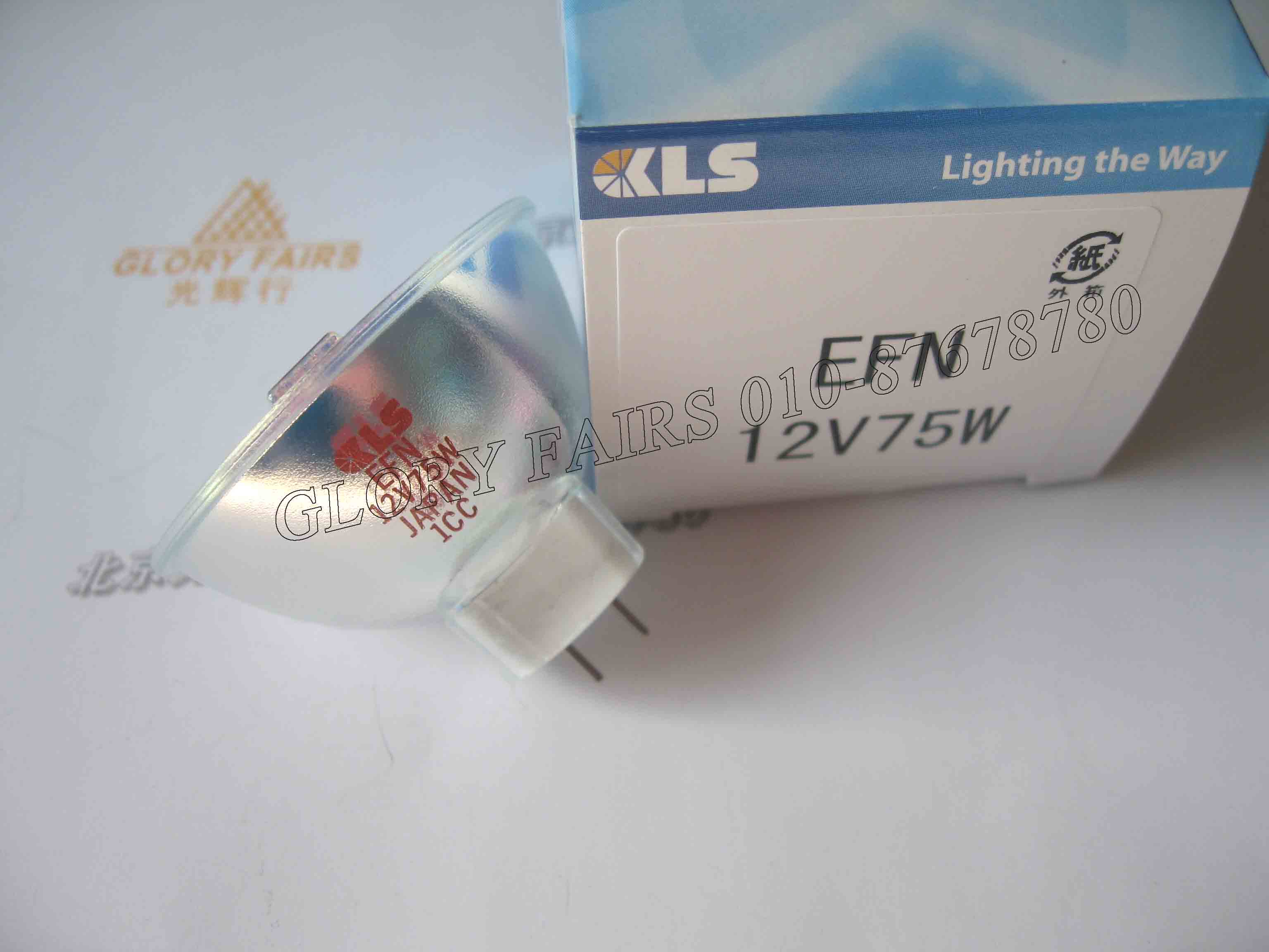 KLS EFN 12V75W Halogen Cup Light Endoscope Cold Light Source Bulb Fiber Lighting Source 12V 75W 