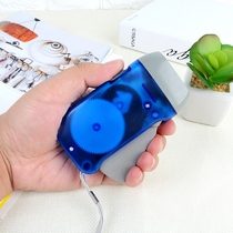 Hand pressure charging self-generation flashlight outdoor mini portable self-charging 3 lights LED environmental emergency small flashlight