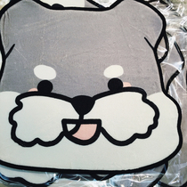 LA WEST Flannel Cute Pet Mat Ground Mat Carpet Non-slip Doormat Snownery Poochery Dog Bibear