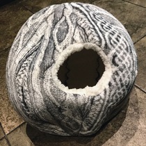 Spot Pet Cat Single Ball Winter Gross Wire Ball Cat House Closed Lamb Suede Warm Winter Cat Nest