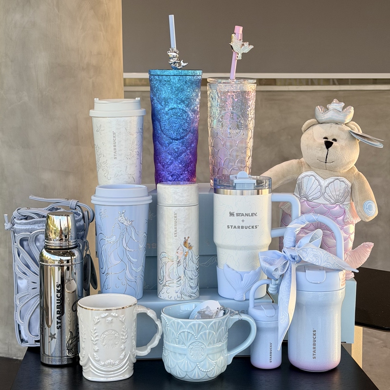 Starbucks Cup 26 Undersea Adventure Anniversary Ocean Ceramic Glass Stainless Steel Insulated Straw Travel Mug Starbucks Cup 26 Undersea Adventure Anniversary Ocean Ceramic Glass Stainless Steel Insulated Straw Travel Mug
