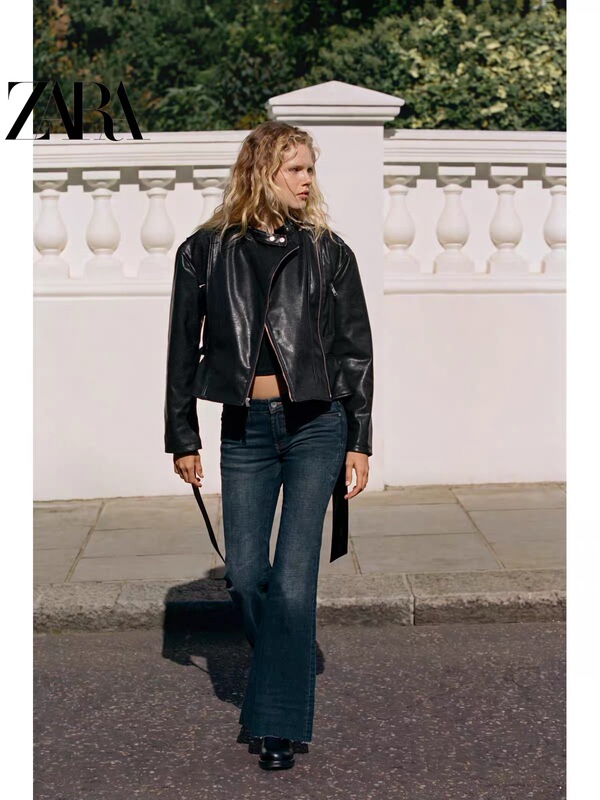 October Zara Domestic Genuine Product Purchasing Agent 4341712 Women's Leather Belt Motorcycle Jacket 4341/712 October Zara Domestic Genuine Product Purchasing Agent 4341712 Women's Leather Belt Motorcycle Jacket 4341/712