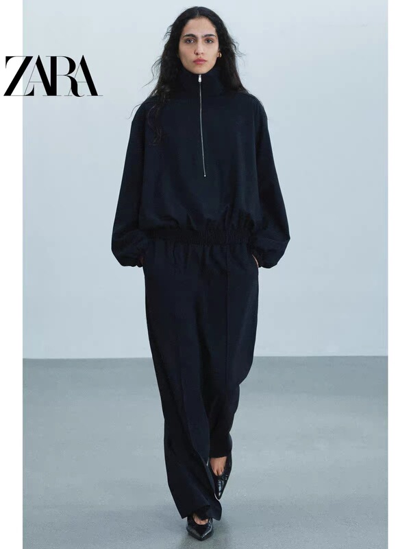 September Zara Domestic Genuine Product Purchasing Agent 5247244 Women's Zip-Up Bomber Jacket 5247/244 September Zara Domestic Genuine Product Purchasing Agent 5247244 Women's Zip-Up Bomber Jacket 5247/244