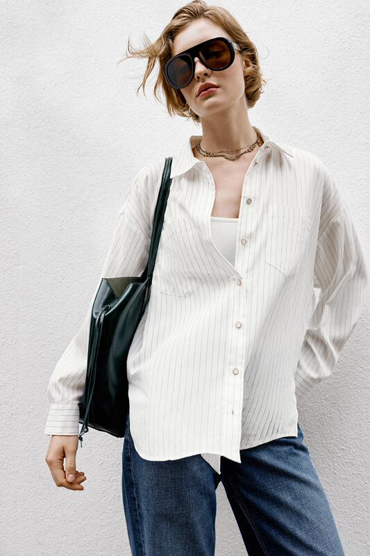 August Zara Domestic Genuine Product Purchasing Agent 8741249 Women's Clothing Striped Shirt 8741/249 August Zara Domestic Genuine Product Purchasing Agent 8741249 Women's Clothing Striped Shirt 8741/249