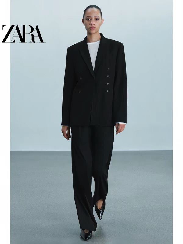 September Zara Domestic Genuine Product Purchasing Agent 7199863 Women's Striped Blazer 7199/863 September Zara Domestic Genuine Product Purchasing Agent 7199863 Women's Striped Blazer 7199/863