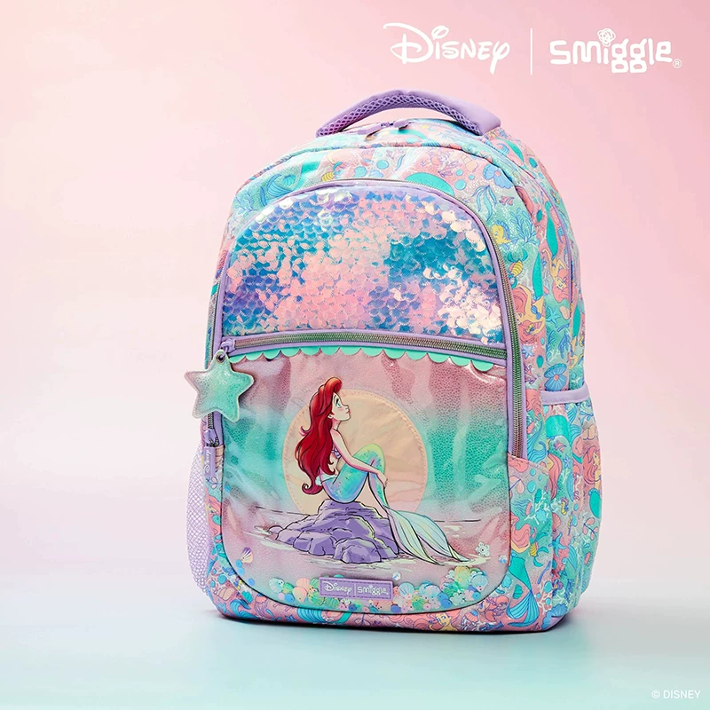 Популярный школьный рюкзак Smiggle для девочек начальной школы для мальчиков и девочек, двойной объём, детский рюкзак в виде мультфильма