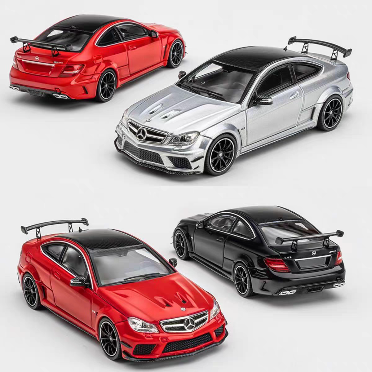 Модель легкосплавного автомобиля Spot Classic Garage 1:64 Mercedes Benz C63 BS Изображение 1