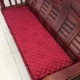 Dày nhung mùa đông sofa gỗ rắn đệm đơn giản nhung nhung ghế dài đệm thoải mái và ấm áp có thể tháo rời và có thể giặt - Ghế đệm / đệm Sofa