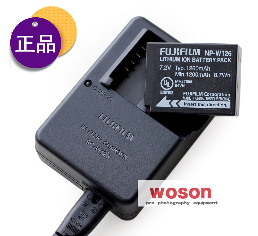 Originally installed Fuji X-T20 XS10 XS10 E3 X100V X100V NP-W126s battery charger BC-W126 seat charge