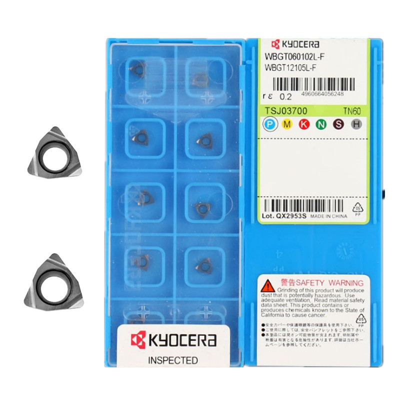 Japan's Kyocera groove CNC cutter head WBGT060102L-F TN60 steel stainless steel fine boring blade