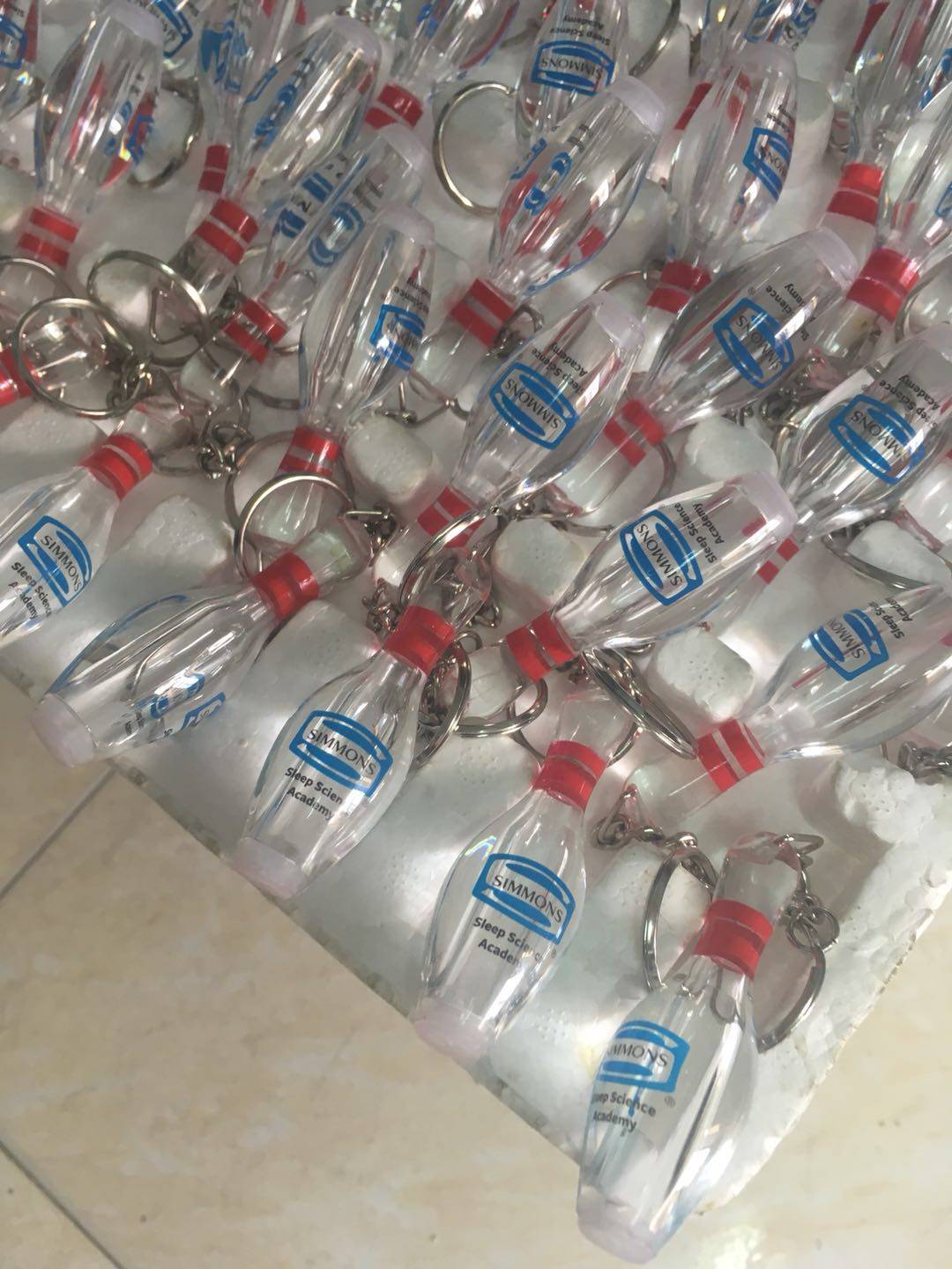 Bowling bottle key buckle/bowling pendant/Paaging lock catch