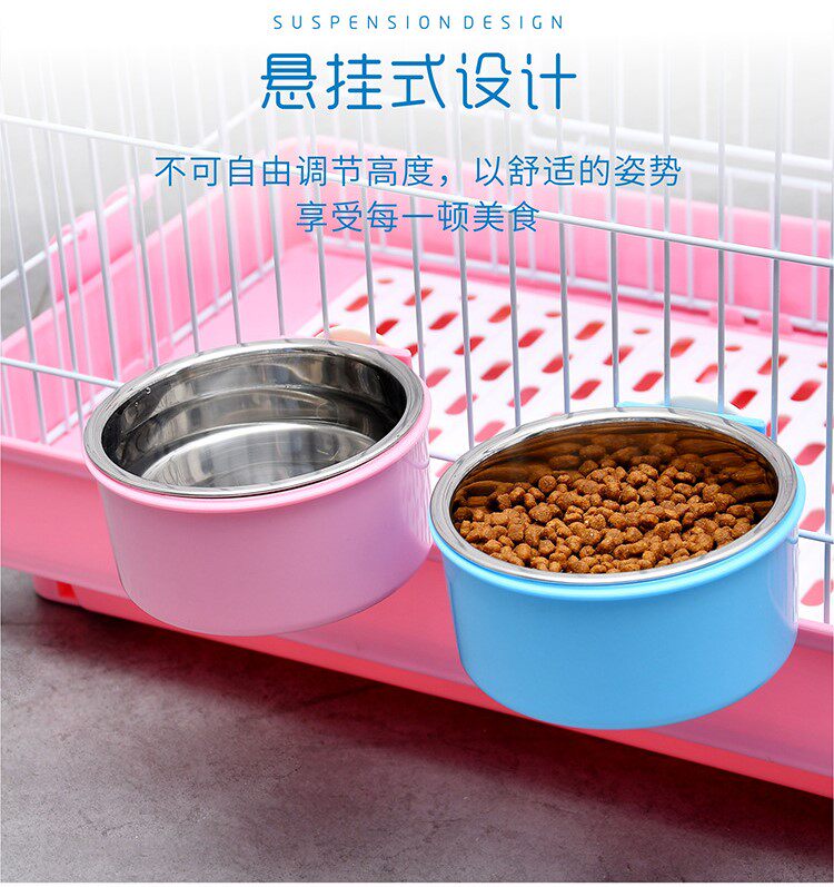 Rabbit food bowl rabbit chinchilla food bowl rabbit bowl guinea pig fixed food box