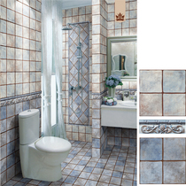  Antique brick Mediterranean multicolored wall brick Floor climbing wall tile Bathroom kitchen American pastoral style non-slip floor tile 30