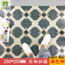 Colored water grindstone parquet Flowers Brick 250 Restaurant Living room Kitchen Toilet Retro Wall Brick Terrace Anti Slip Floor Tiles