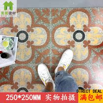 Eurostyle colorful antique aqua water grindstone small flower brick 200 loft shower head background wall Balcony Bathroom Plot tile