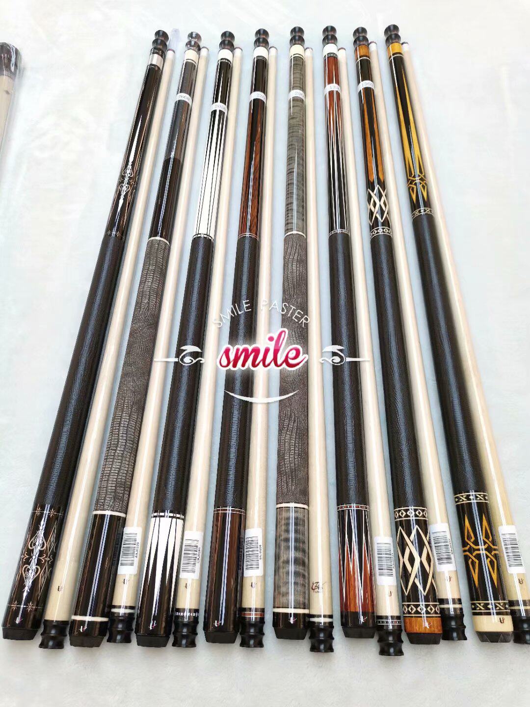Universal Billiards Bat bats series billiard cue Small Promise Head pole Chinese black 89 club zero degree table ball
