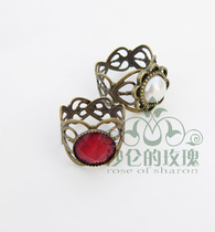 Original ~ * Red Hurray * CLA Lolita retro elegant pearl ring-red and white two-color into-68