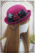 Original * Autumn of Memories * Classical Elegant Lolita hat-bead chain detachable