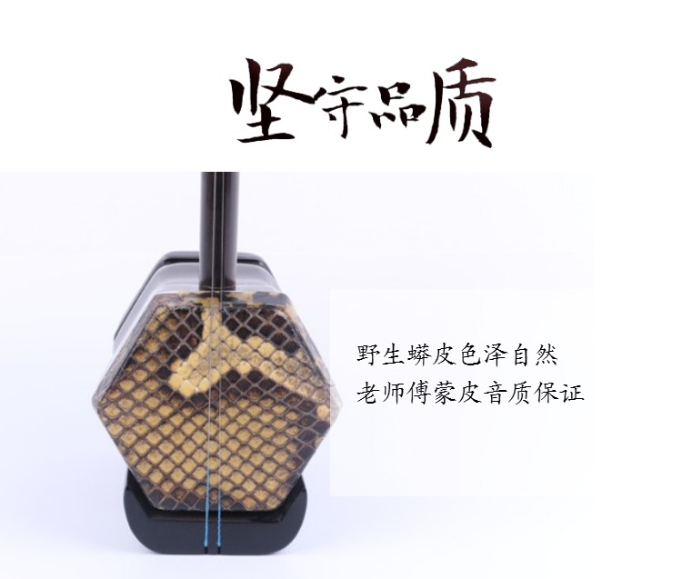 Đàn nhị mun / nhạc cụ dân tộc / người mới bắt đầu chơi đàn nhị / nhà máy trực tiếp / phụ tùng hộp phân phối sáo đất