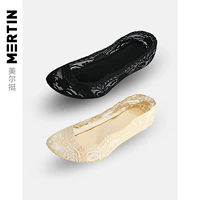 Mùa xuân và mùa hè ladies thin phần vớ vô hình ren nông miệng nữ vớ thuyền silicone non-slip vớ ngắn phụ nữ vớ vớ chống trượt