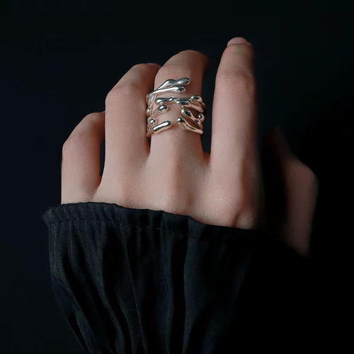 Ретро модное кольцо в стиле хип-хоп, в корейском стиле