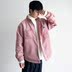 Mùa đông đứng cổ áo nhung kẻ nam và nữ oversize lỏng đôi quần áo cotton sinh viên cộng với nhung cộng với áo khoác cotton áo khoác đôi Trang phục Couple