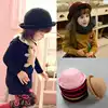 Baby hat winter new men's and women's children's multi-color candy material dome basin hat Baby fashion warm small topper