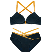 South Korea Autumn New Ulala bvb ladies front buckle back sexy comfortable bra solid color glossy underwear