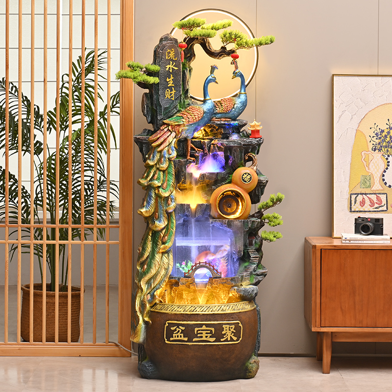 Feng Shui Wheel, Rockery, Fountain, Flowing Water Ornament, Wealth-Attracting Treasure Bowl, Circulating Water, Floor-Standing Fish Tank, Housewarming and Opening Celebration Gift Feng Shui Wheel, Rockery, Fountain, Flowing Water Ornament, Wealth-Attracting Treasure Bowl, Circulating Water, Floor-Standing Fish Tank, Housewarming and Opening Celebration Gift