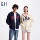Мужская и женская одежда Gap, новинка осени 2025, контрастный вышитый логотип, флисовый повседневный свитер с капюшоном на молнии 786803 mini 1