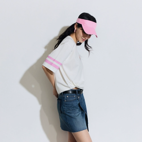 Gap Осенняя хлопковая футболка с коротким рукавом, с медвежатами, в американском стиле