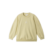 (Same style for both big and small children) Gap Boys 2024 Autumn New Heavyweight Cotton Terry Cloth Sports Sweatshirt 641742