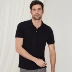 Áo thun cotton nam ngắn tay Gap mùa hè 556585 E Áo thun mỏng cho nam hàng đầu - Polo áo polo tay dài Polo